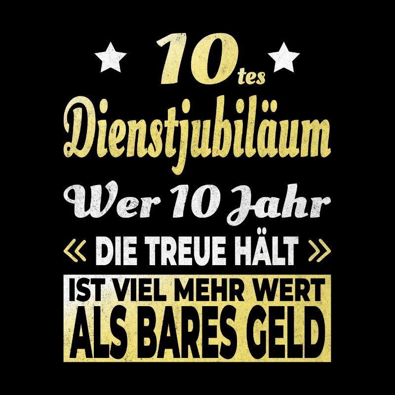 10 Jähriges Dienstjubiläum Firmenjubiläum Geschenk