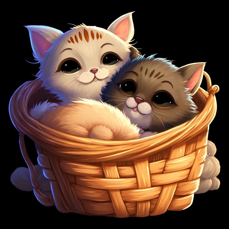 Chats Chibi mignons