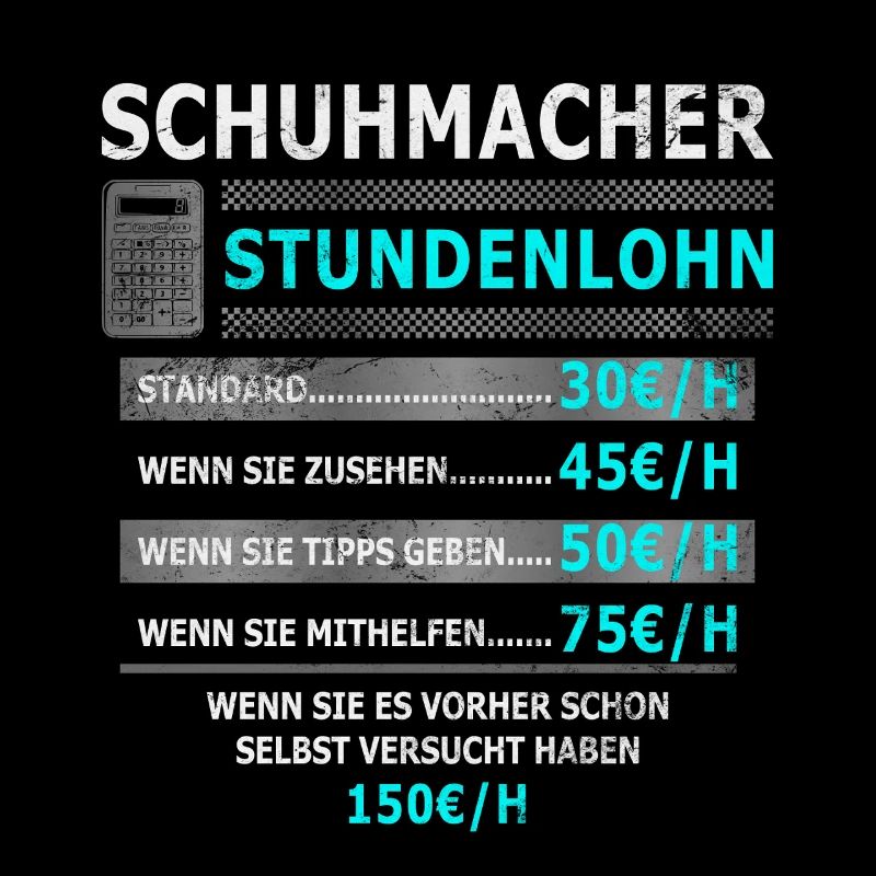 Lustiges Schuhmacher Handwerker perfekt Geschenk