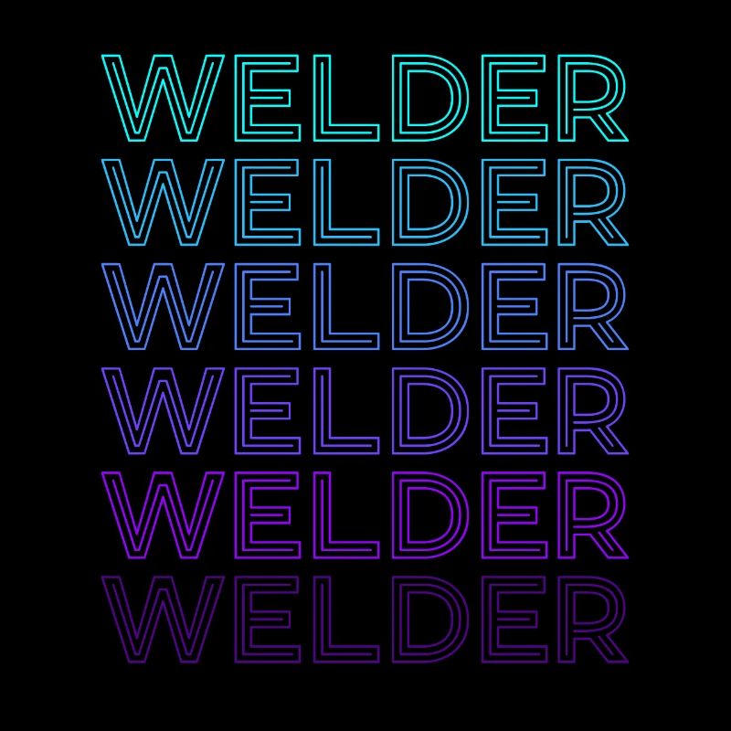 Welder Welding Welding Retro
