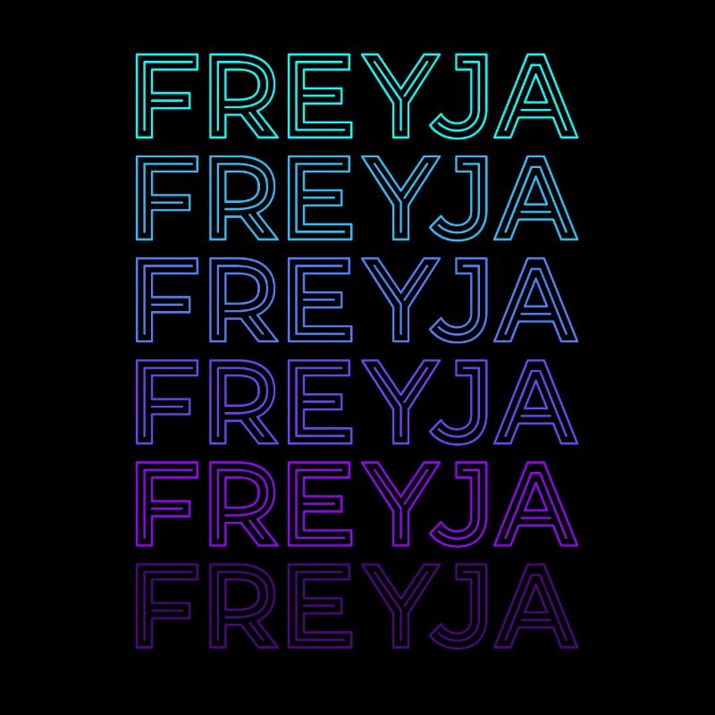 Freyja Déesse Wicca Pagan Retro