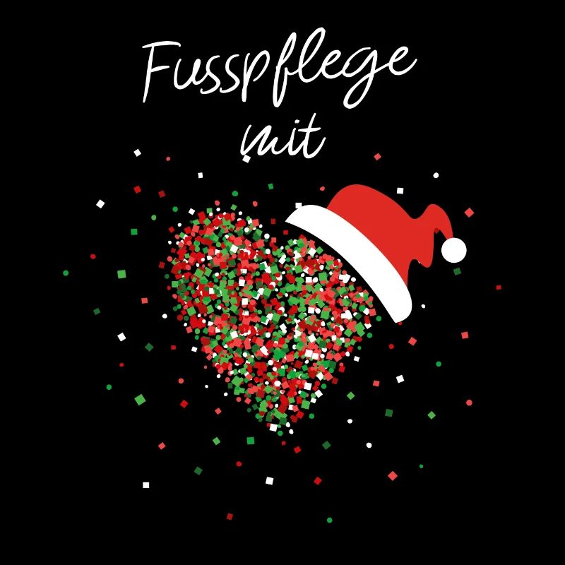 Fußpflege mit Herz Fußpflegerin Weihnachtsgeschenk
