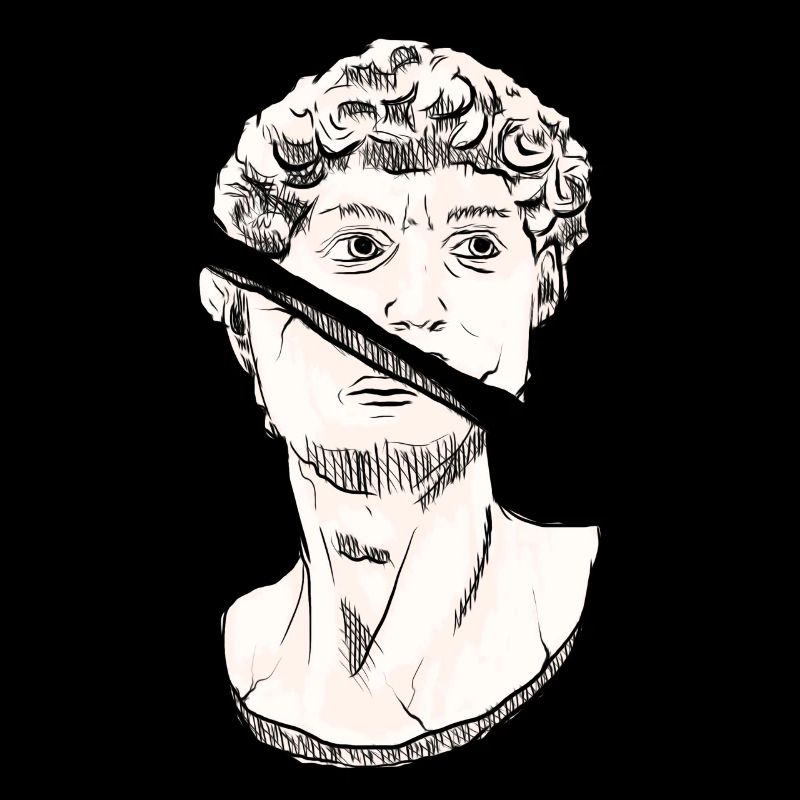 Art Academia Esthétique David Statue Statue grecque