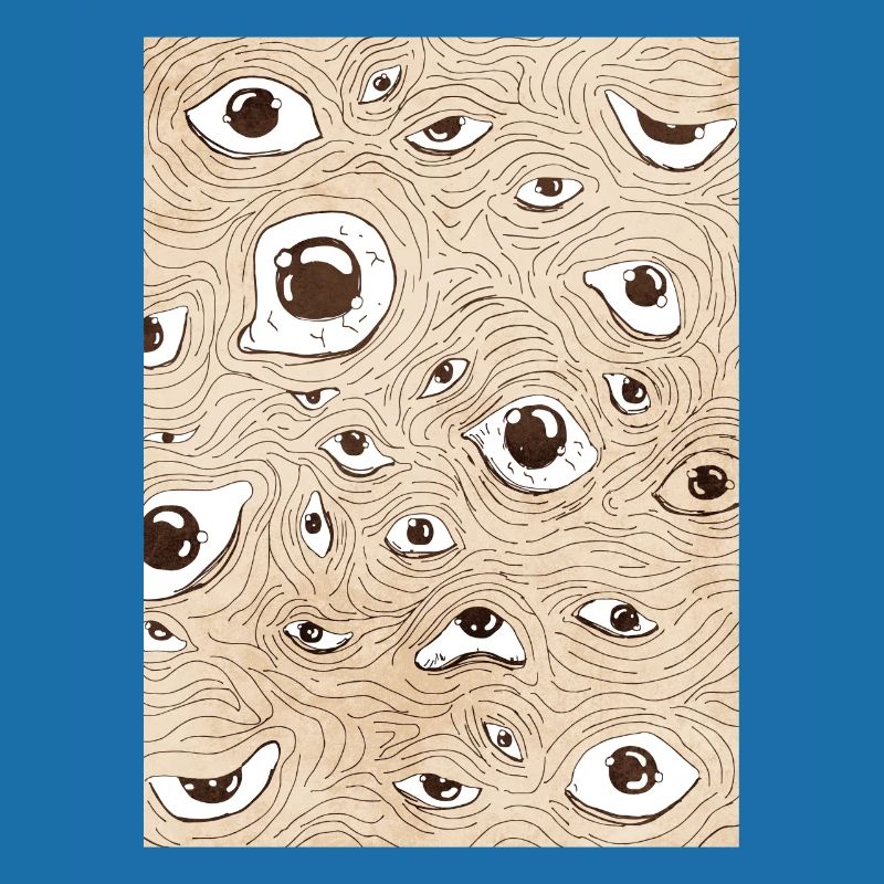 Weirdcore Aesthetic Eyes Pattern
