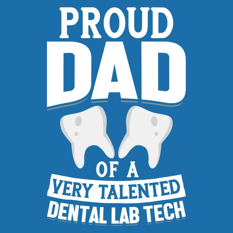 Stolzer Vater eines talentierten Dentallabortechni