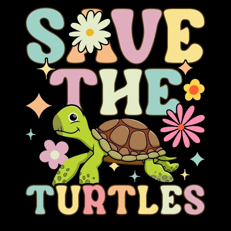 Tortue de mer groovy