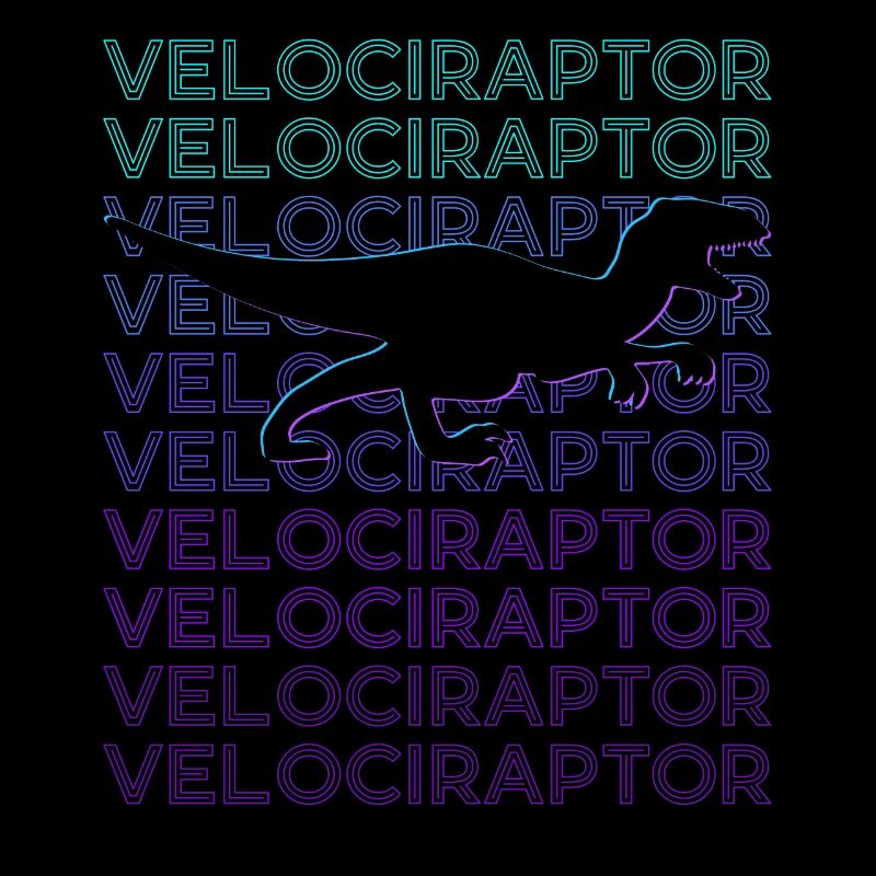 Velociraptor Dinosaure Rétro