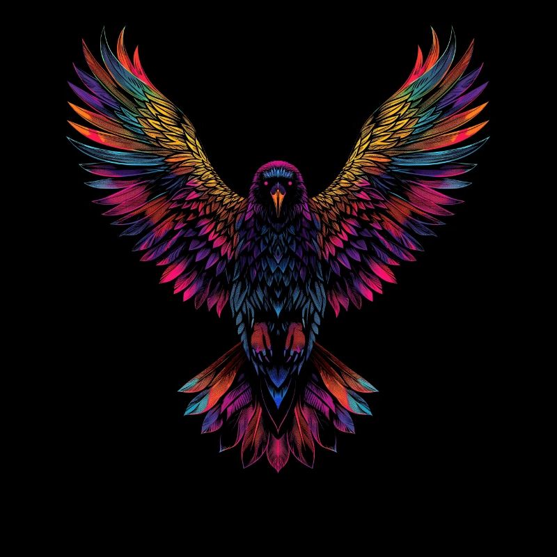Corbeau Corbeau Oiseau Pop Art