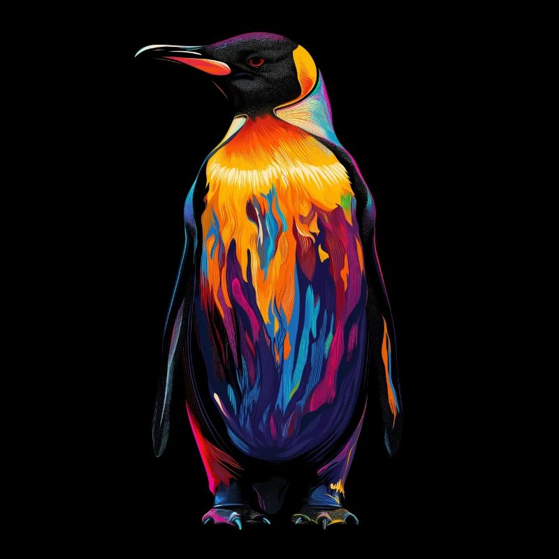 Penguin Flightless Bird Popart