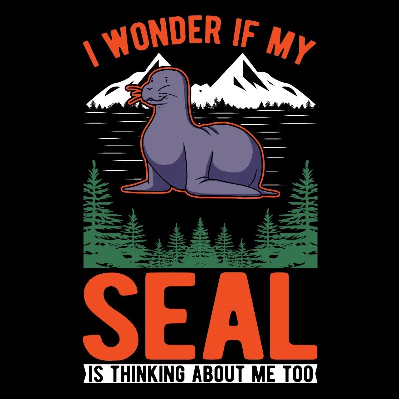 Robbe Geschenk Seehund Seelöwe