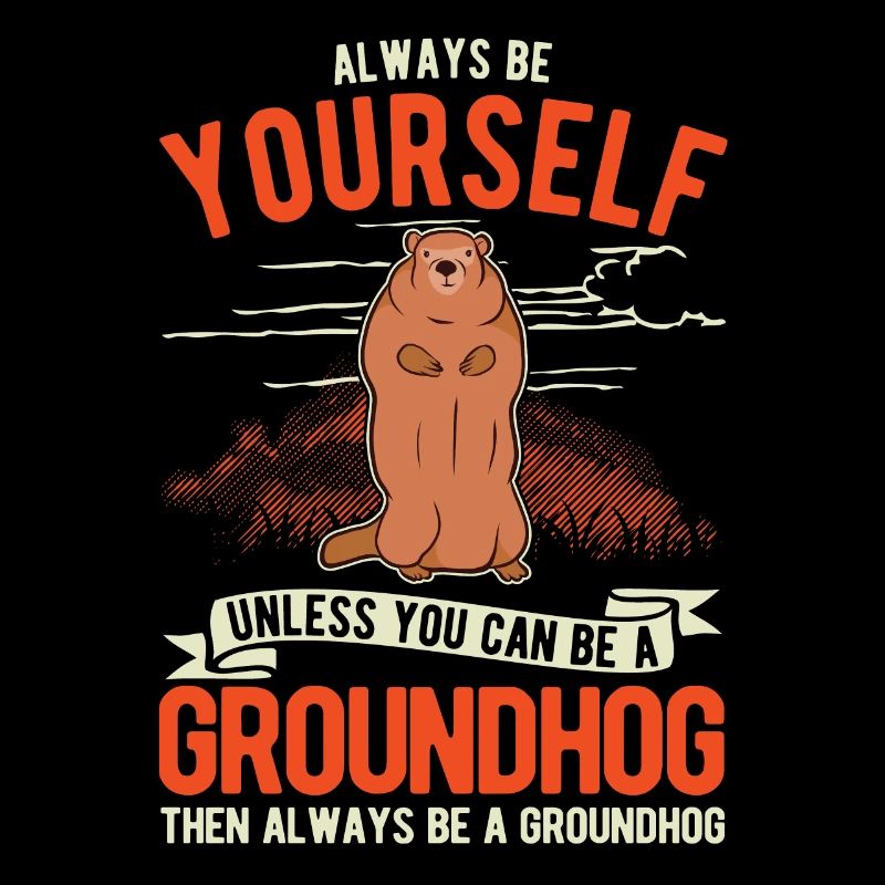 Murmeltier Groundhog Waldmurmeltier