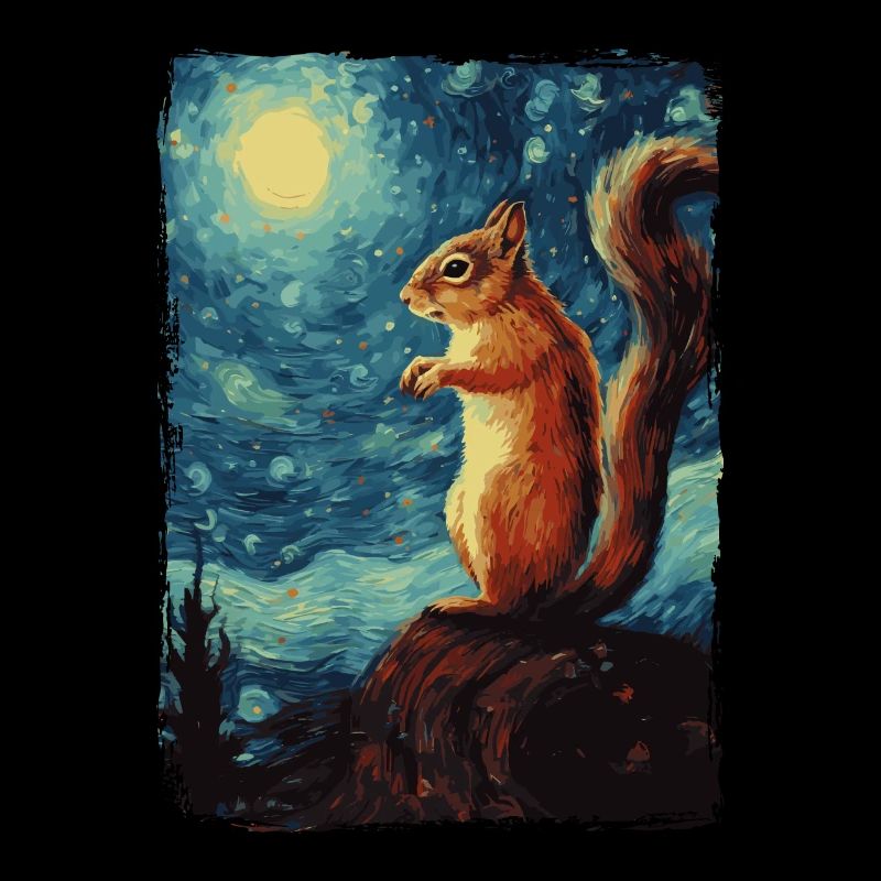 Eichhörnchen Starry Night
