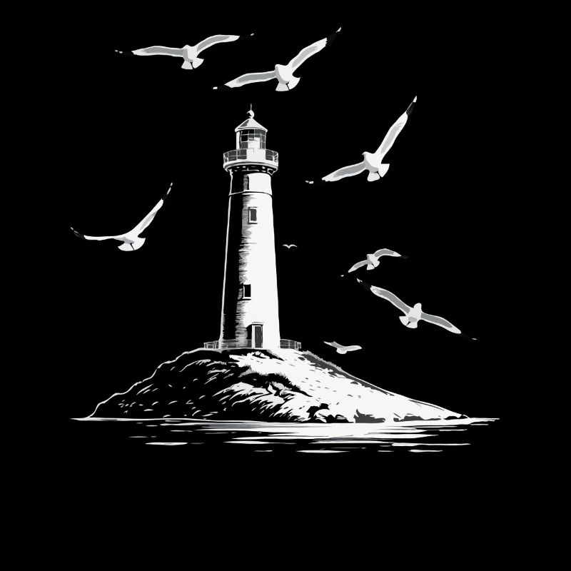 Phare Seagull Harbor Moin Sea Lake