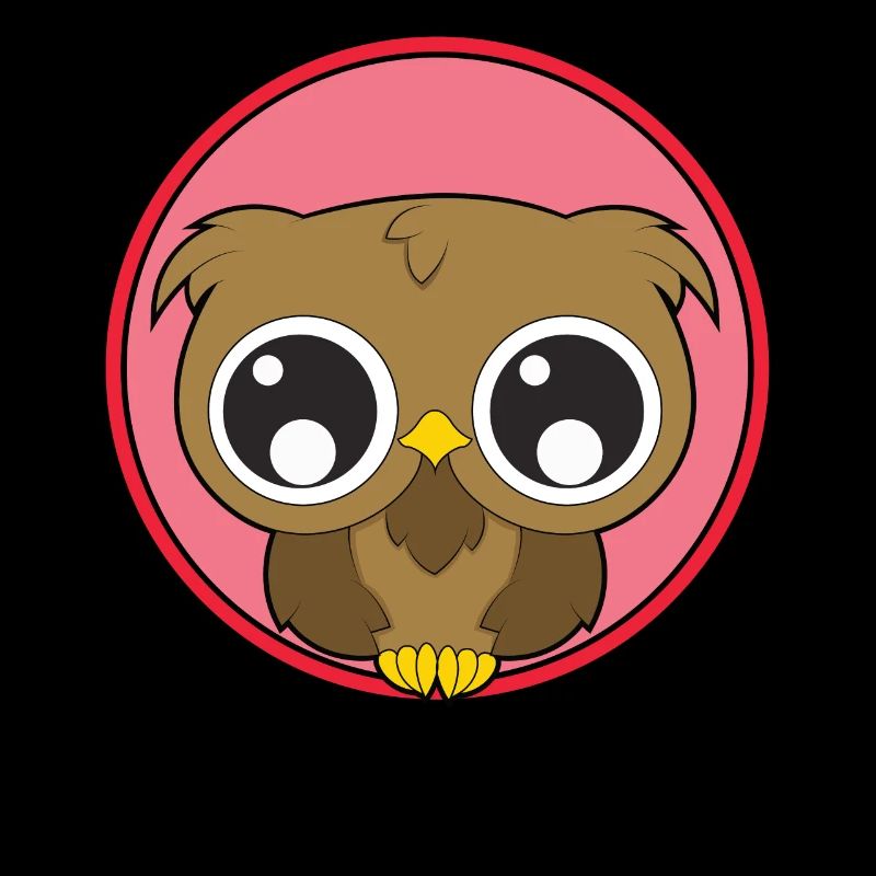 Chouette animaux mignons