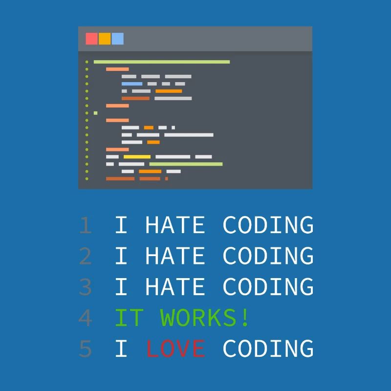 I love Coding! Programmierer, Nerds, Computer