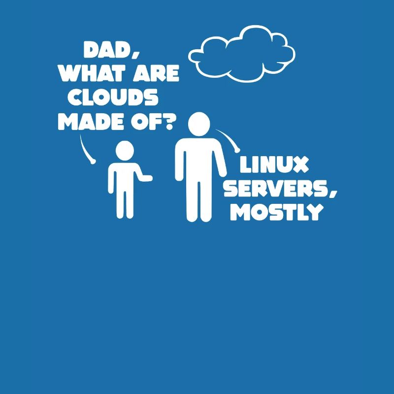 Funny Cloud Computing Dad And Son