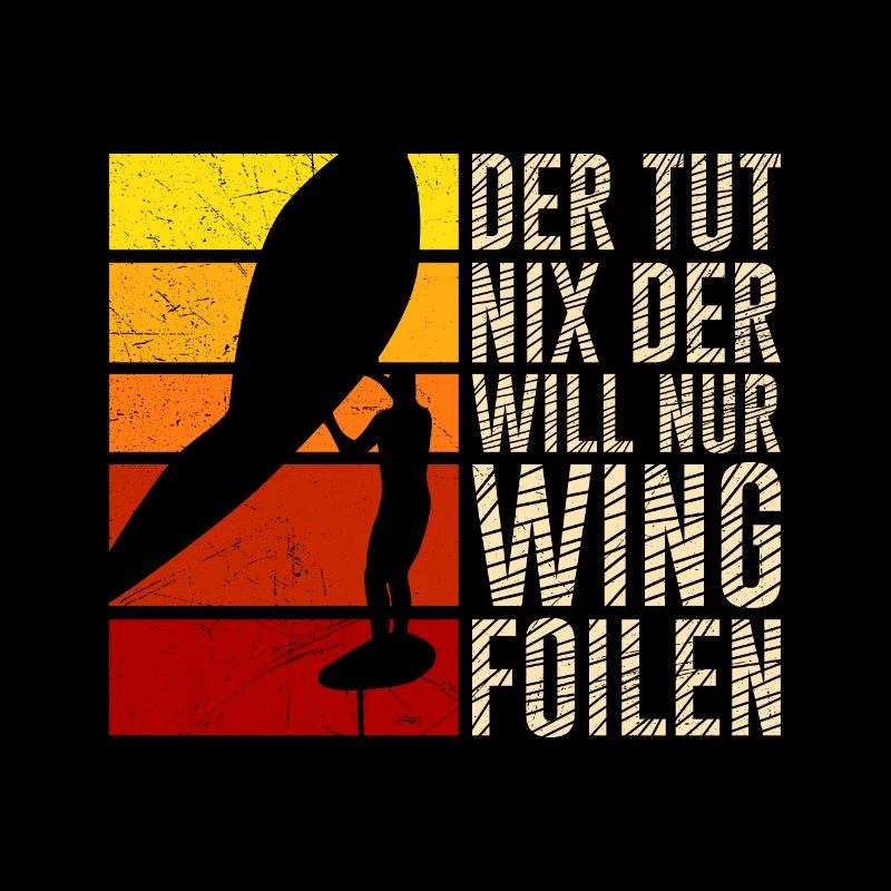 Der will nur Wing Foilen Wing Surf