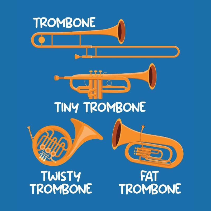 Small Trombone Curvy Trombone Thick Trombone
