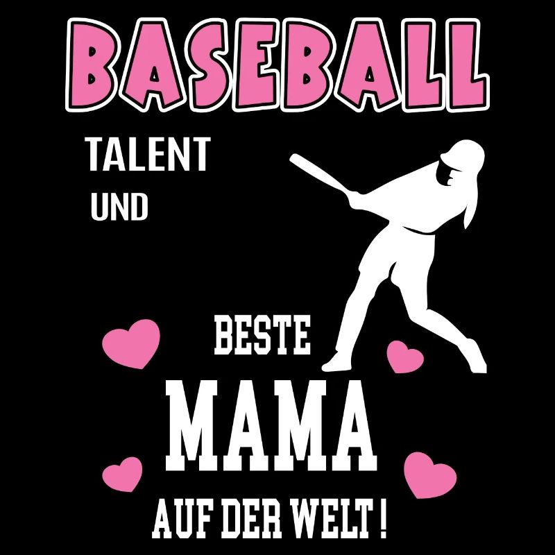 Baseball Beste Mama Mutter Muttertag Geburtstag