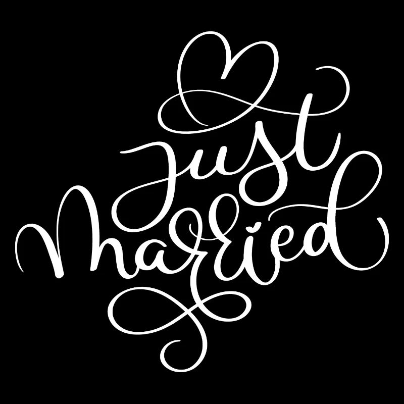 Just Married - Married, Wedding, Bride
