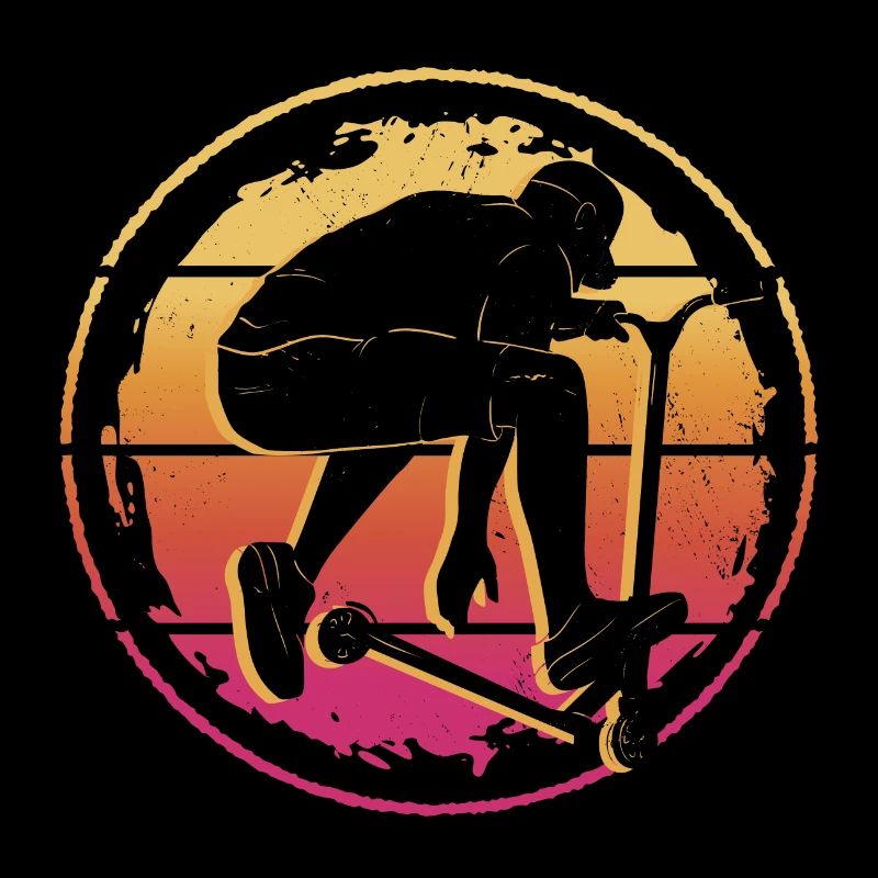 Scooter Stunt Roller Tricks Tretroller Stuntroller