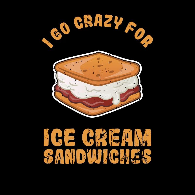 Ich werde verrückt nach Eiscreme-Sandwiches - Lecker