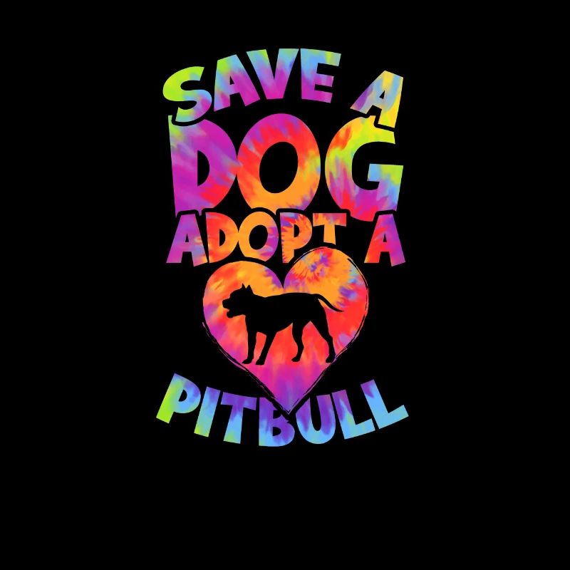 Rette einen Hund Adoptiere einen Pitbull - Pitbull