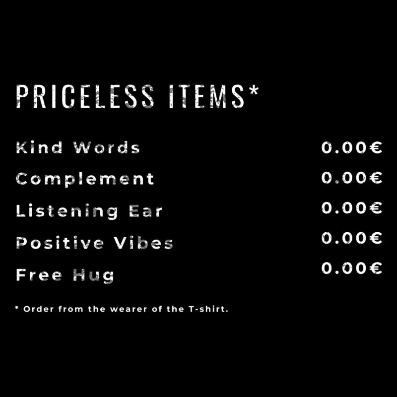 Priceless Items - Pricelist for free things
