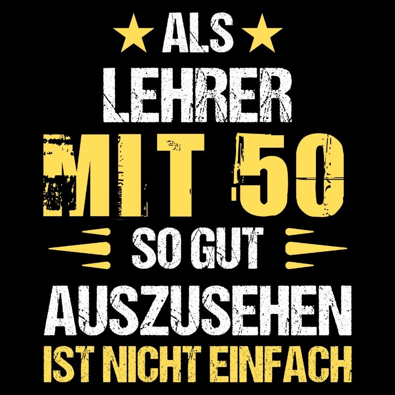 Mit 50 gut aussehender Lehrer