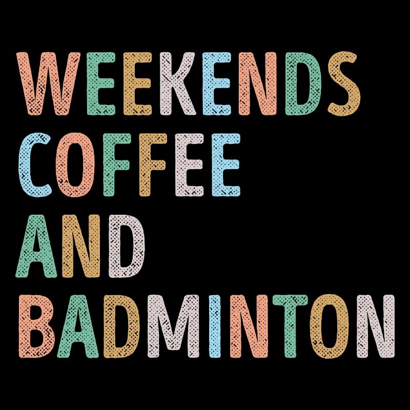 Wochenenden Kaffee und Badminton Mama