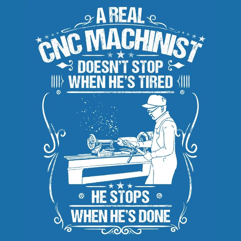 Cutting machine operator Lathe cutter CNC machinist