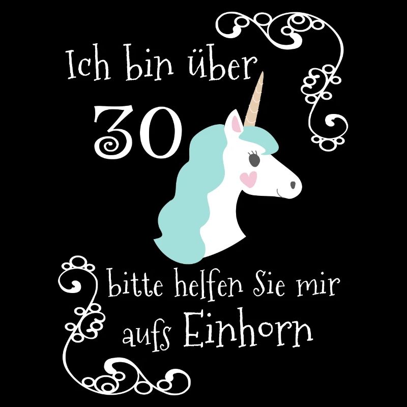Geburtstag Ü30 Einhorn