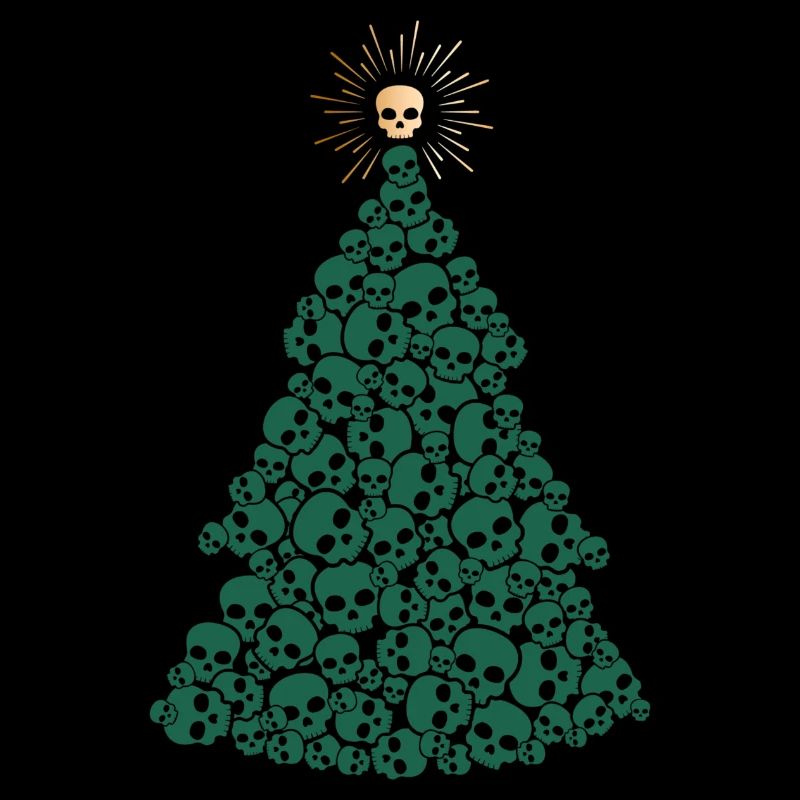 Skull Christmas tree