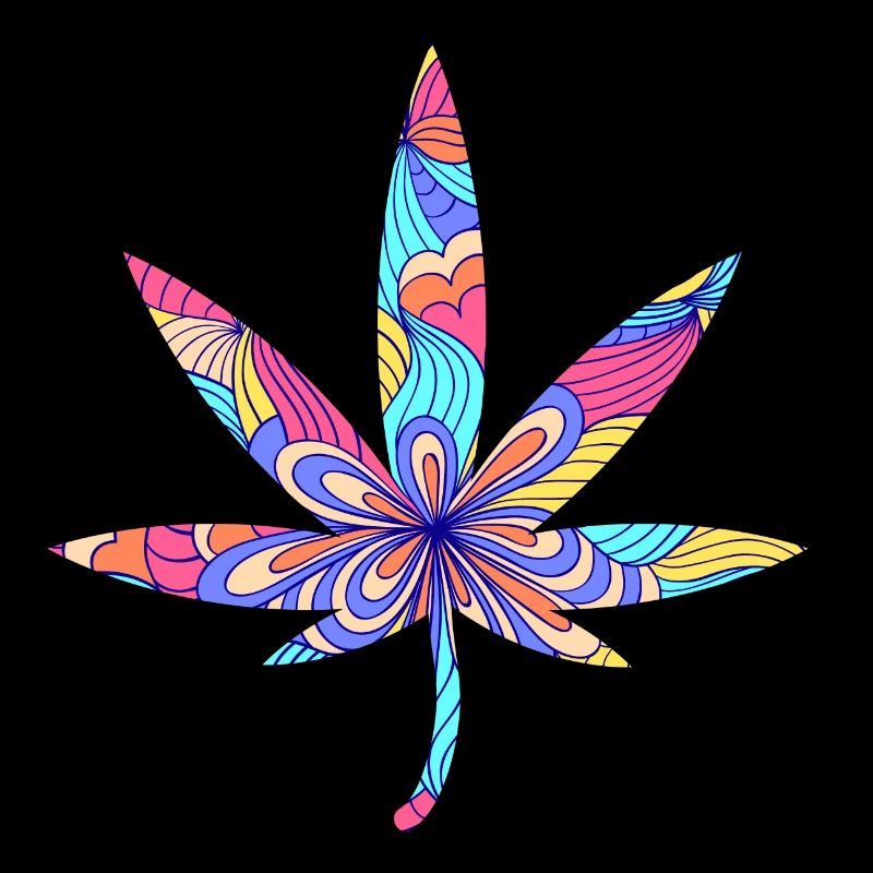 Fumer de l’herbe Cannabis 420 Feuille de cannabis