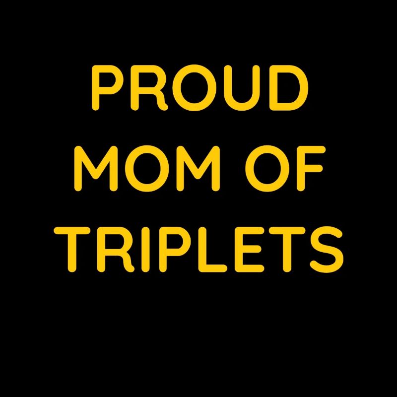 Mère de triplés triple bonheur