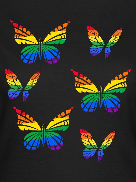 Pride Month - Butterfly - LGBTQ+ Gay Rainbow