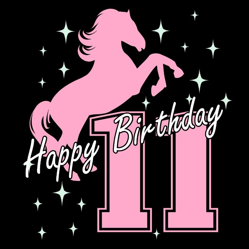 11. Geburtstag Reiten Pferd Reitstall
