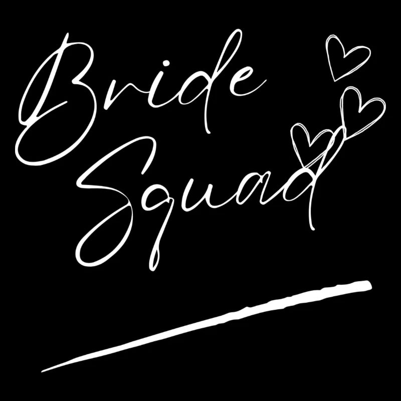 Bride Squad white