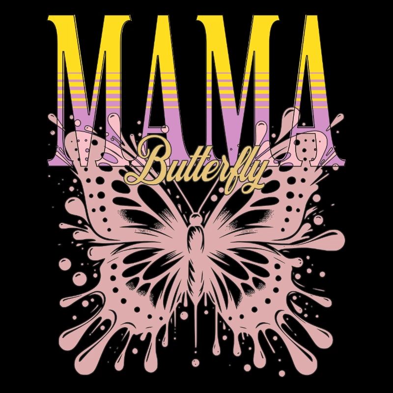 mama papillon eclaboussure