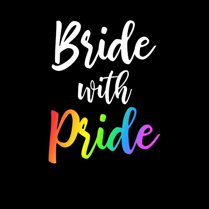 Bride with Pride - same-sex marriage LGBT CSD