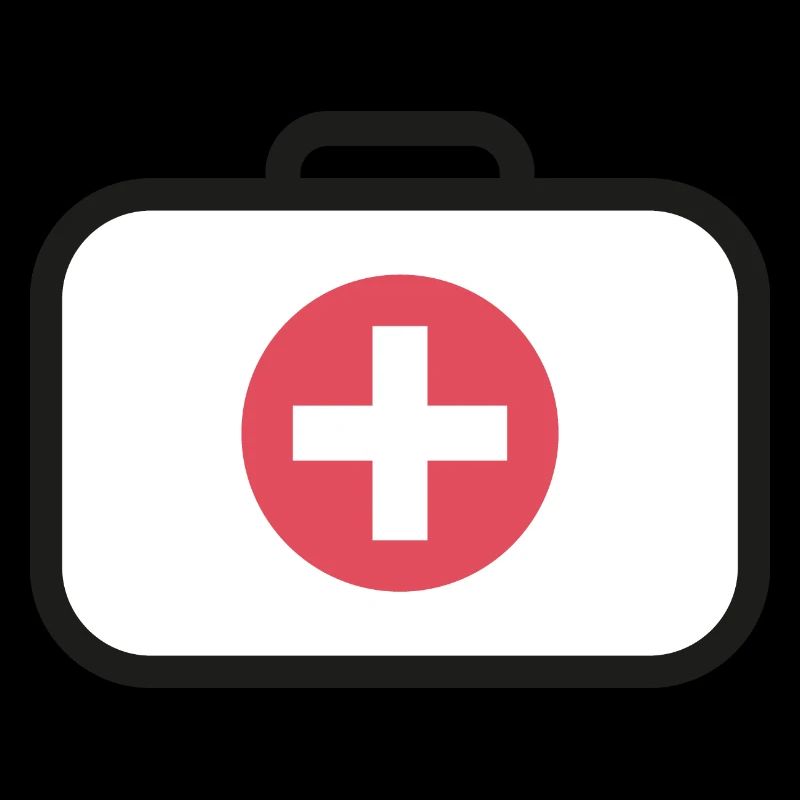 First aid medicine suitcase