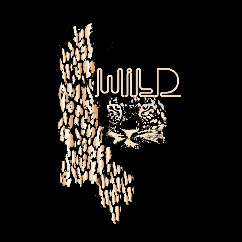 Wildcat,Gold,Graffiti,Leo Pattern,Leopard