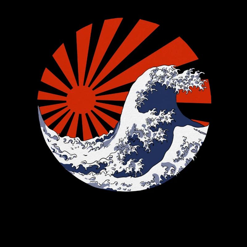Soleil levant de Kanagawa