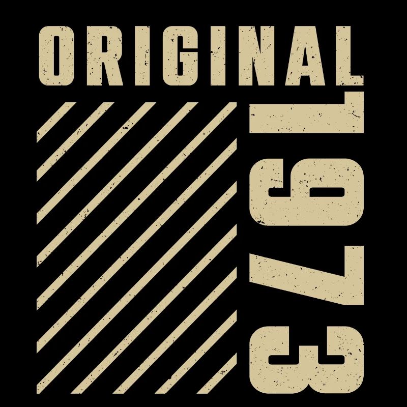 Original 1973 Authentic 1973 Vintage Bursdag