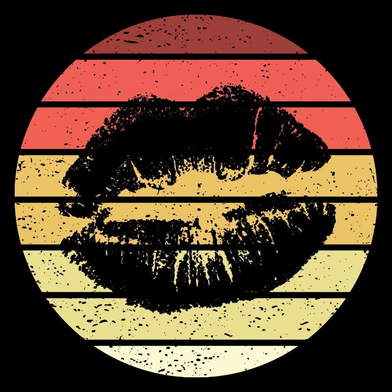 Lips Retro Style Vintage