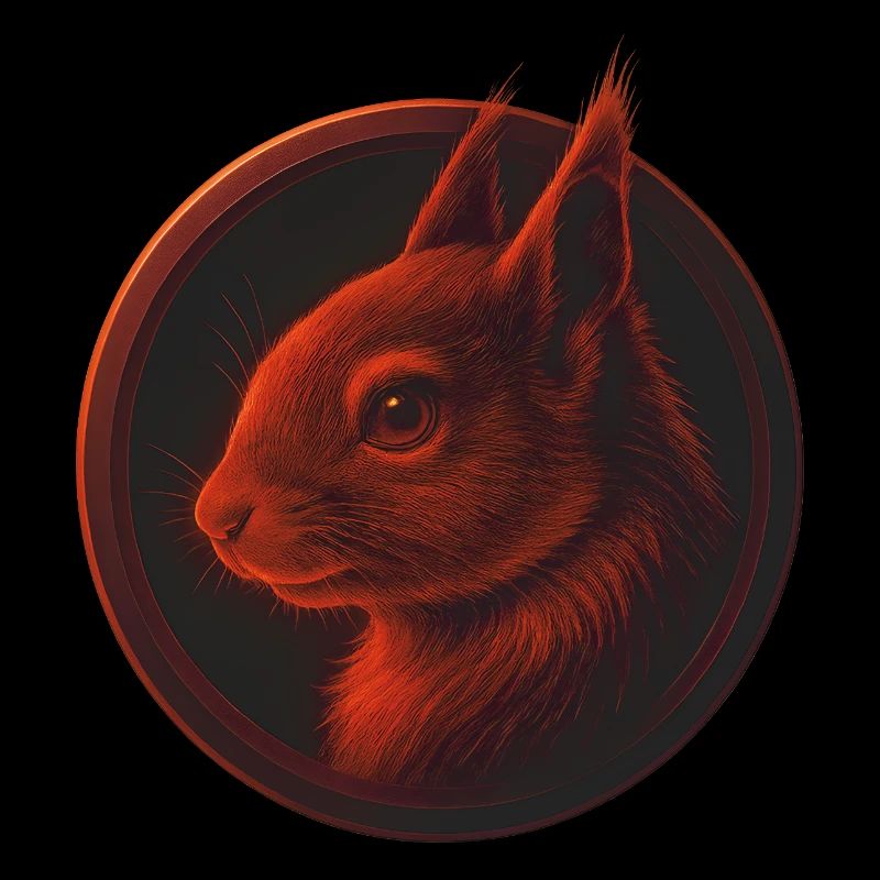 Red Squirrel – Charming Forest Animal Motif