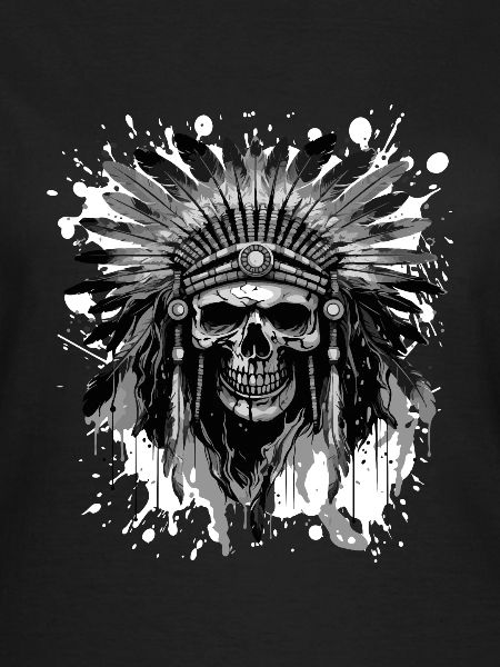 Apache Skull Native American