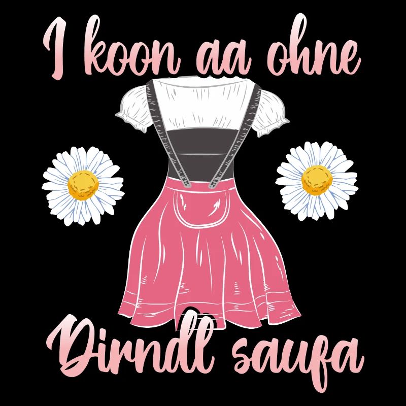 Costume bavarois I kaan aa sans dirndl saufa