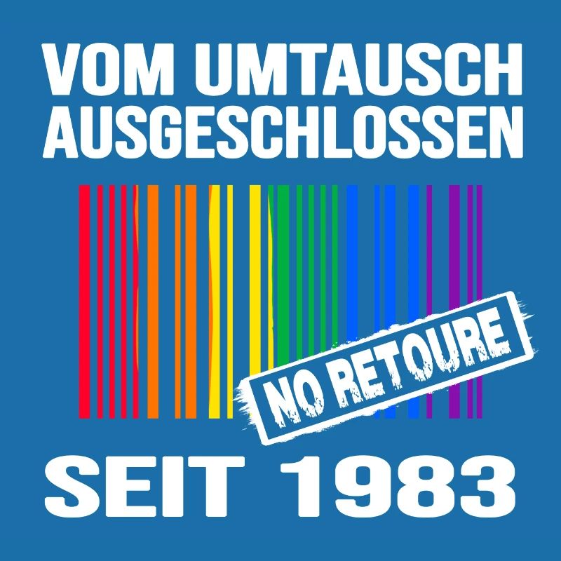 1983 geburtstag lgbt regenbogen pride birthday