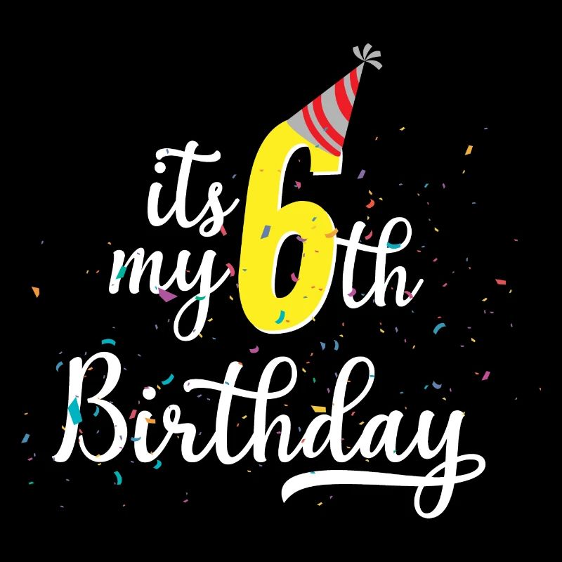 6 Sechs Jahre Geburtstag Geschenk